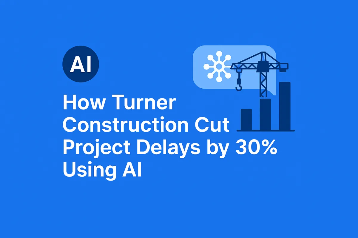 How Turner Construction Cut Project Delays by 30% Using AI