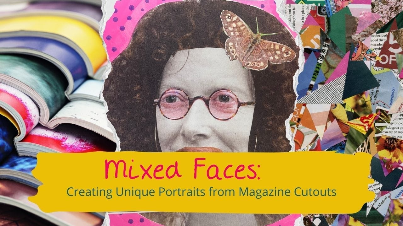 Mixed Faces: Creating Unique Portraits from Magazine Cutouts