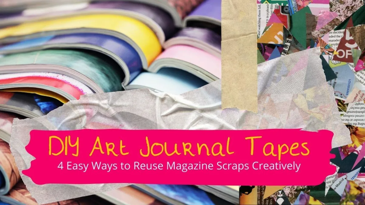Turn Magazine Scraps into DIY Art Tapes - Perfect for Journaling & Collage