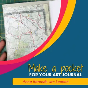 Make a pocket for your art journal
