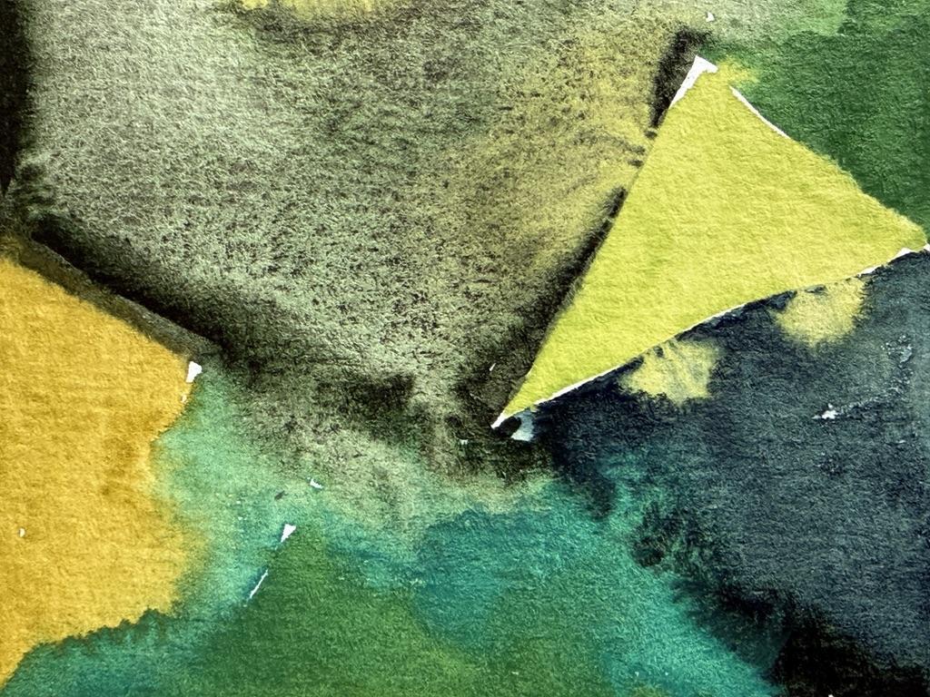 Easy Abstract Watercolor Tutorial | Connect the Dots