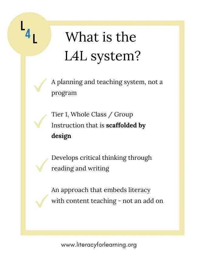 An image describing the L4L system