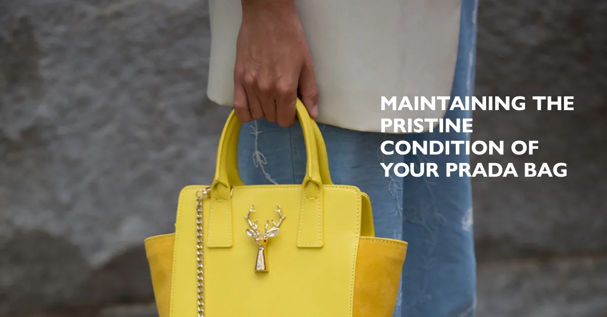 Prada Yellow Handbags | ShopStyle
