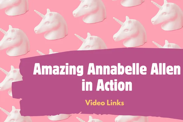 Amazing Annabelle Allen in Action
