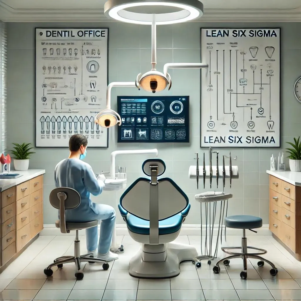 Dental practice displaying a neatly organised area