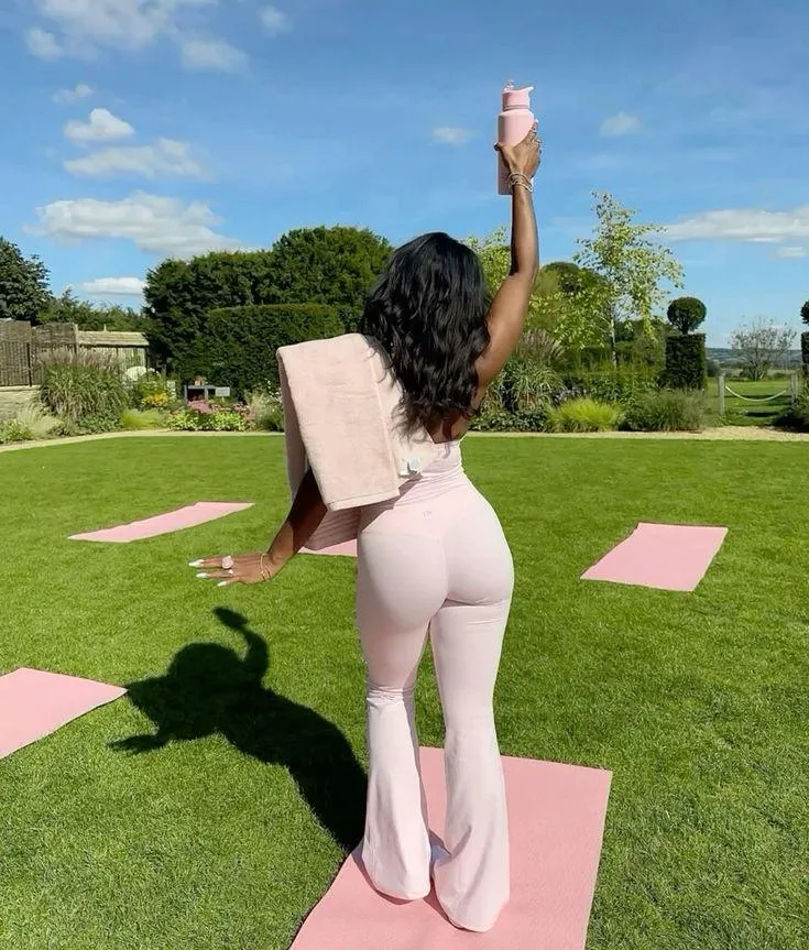 black and pink pilates princess