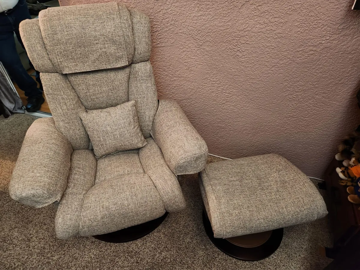 Brown chairs for resting