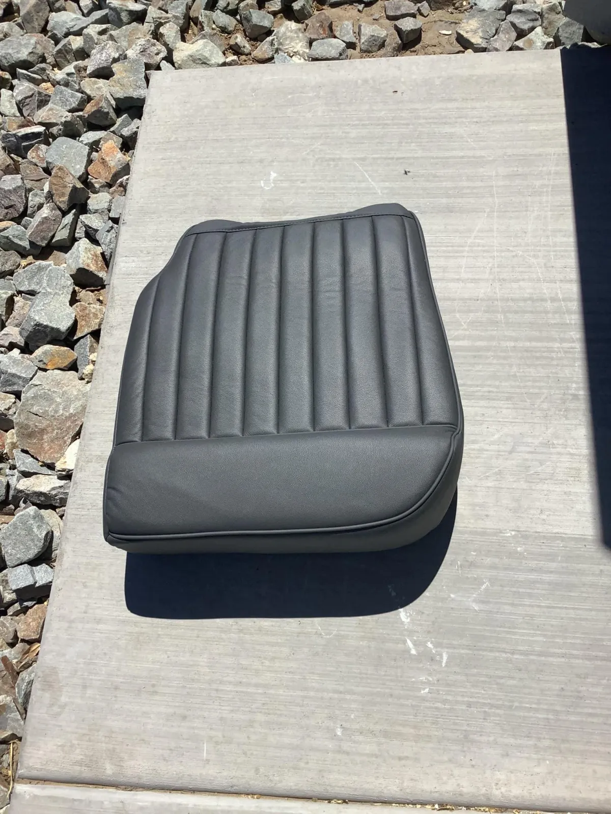 Black seat for driver car seat