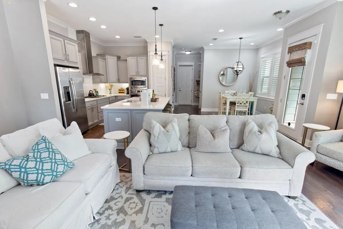 Ivybridge living room/dining room/kitchen open floor plan