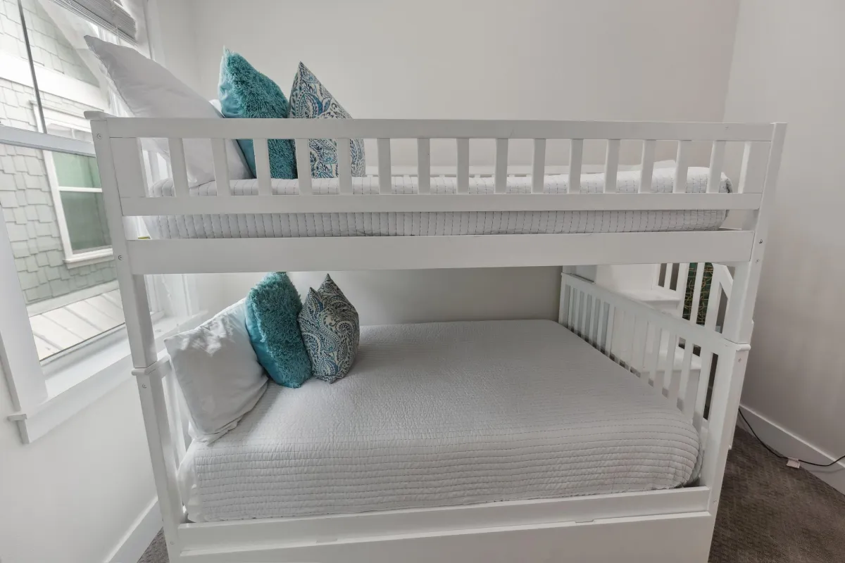 Charming and fun bunk beds in bedroom 3