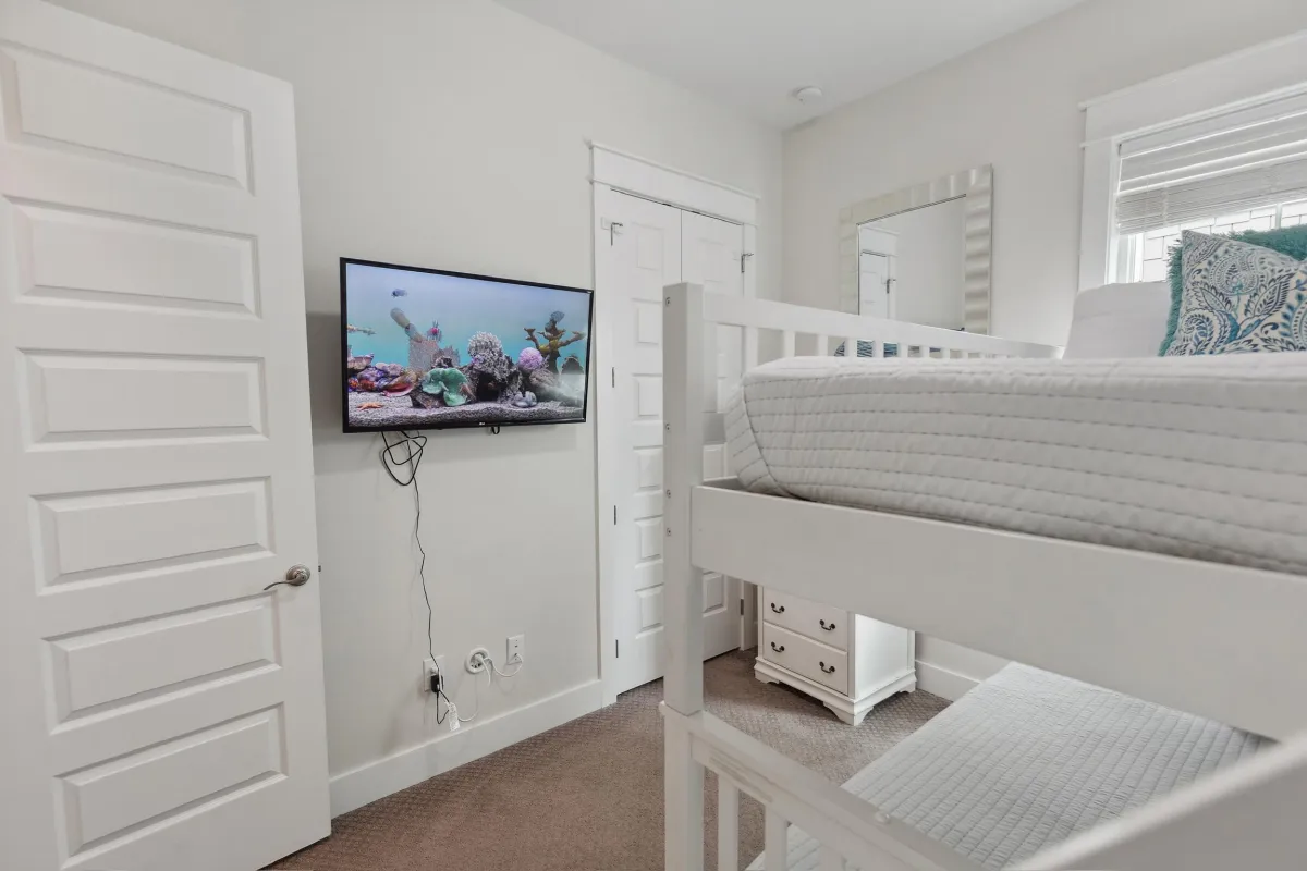 Kids of all ages love the bunk beds in bedroom 3!