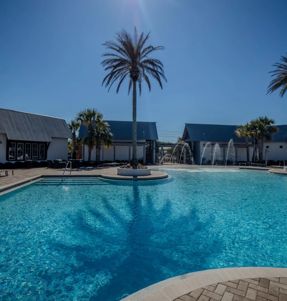 5,000 sf heated community pool
