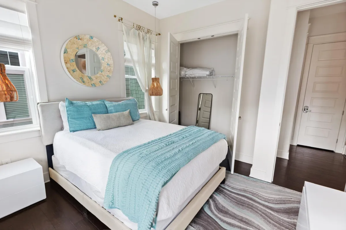 Second bedroom has plenty of space to relax