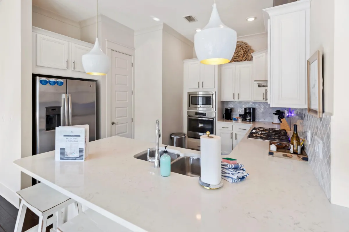 Fully stocked chef-inspired kitchen