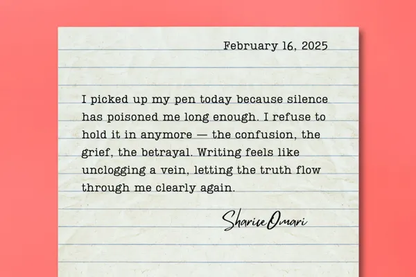 Journal Entry: Breaking the Silence