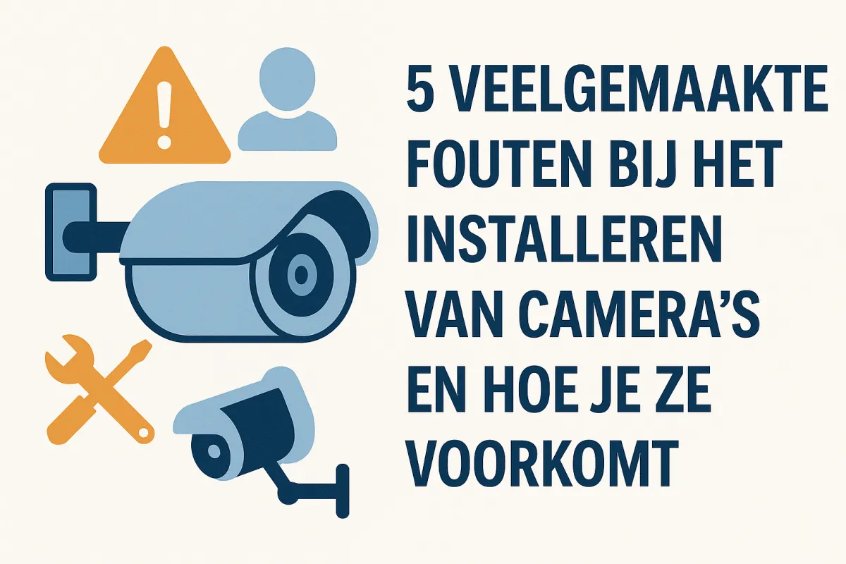 5 Veelgemaakte Fouten bij het Installeren van Camera’s (en hoe je ze voorkomt)