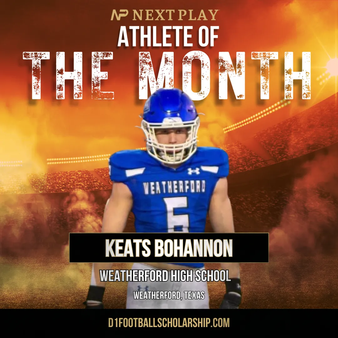 Keats Bohannon | Next Play Athlete of the Month