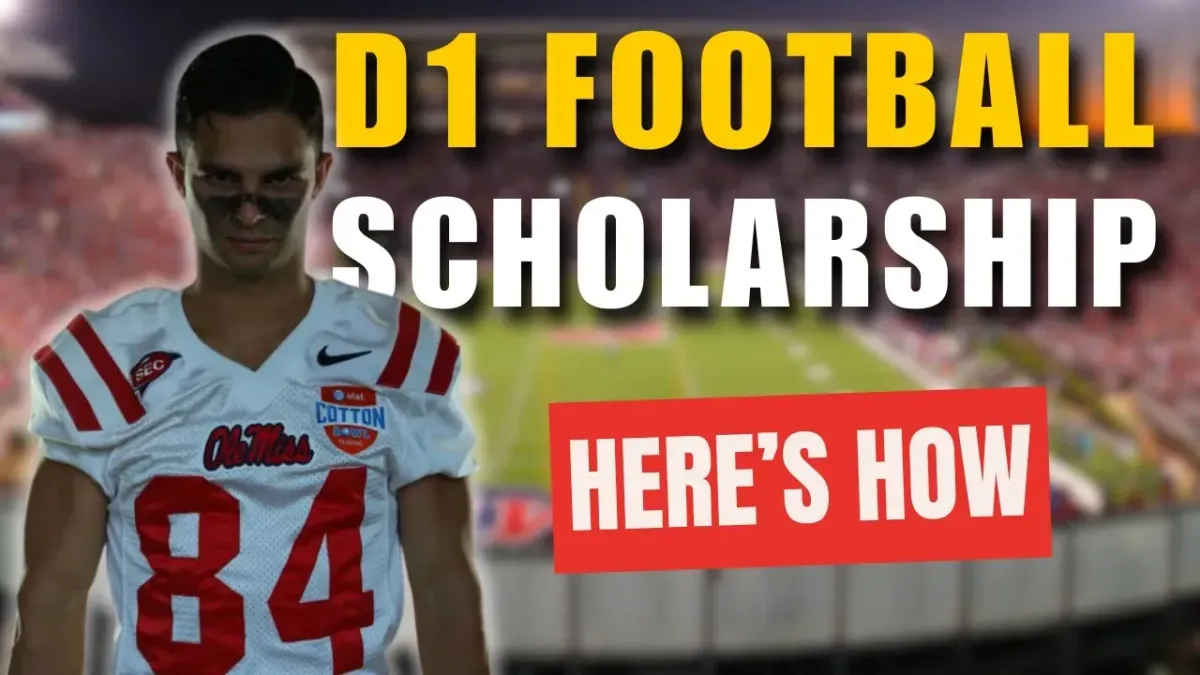 How To Get A D1 Football Scholarship (The Entire Sales Process)