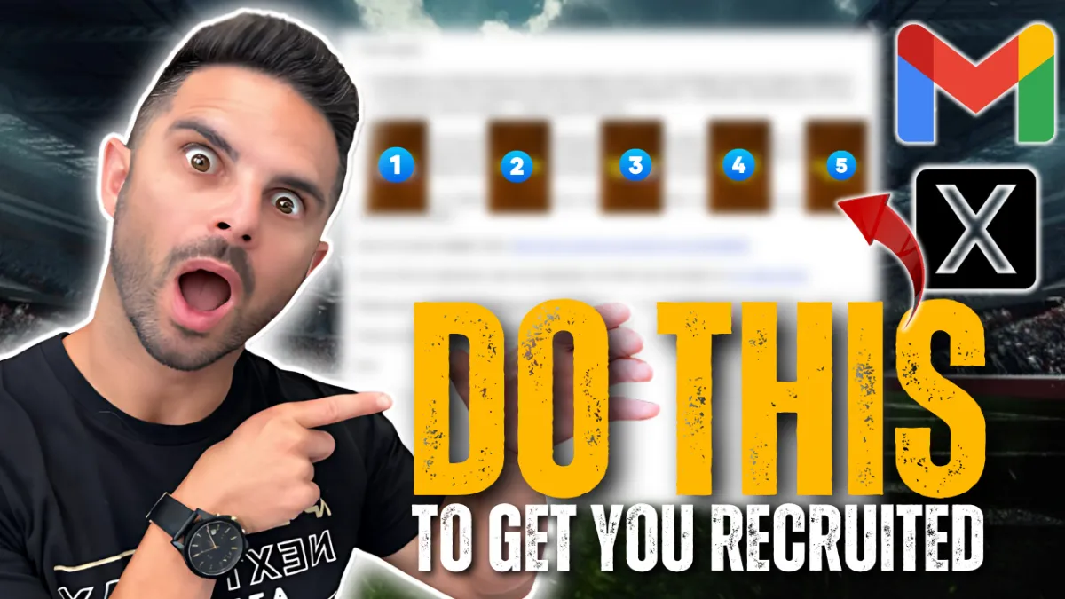 How To Email College Coaches To Get Football Offers (FREE TEMPLATE)