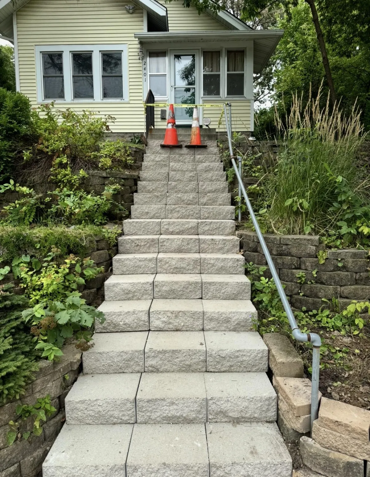 Outdoor Block Steps