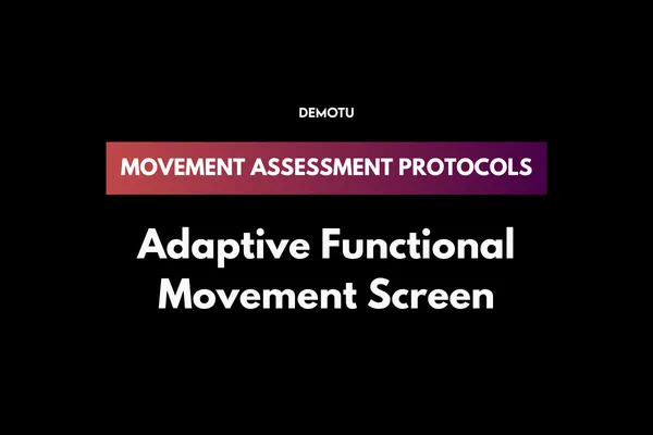 Graphic show the title of blog post: Adaptive Functional Movement Screen Using Precision Insights