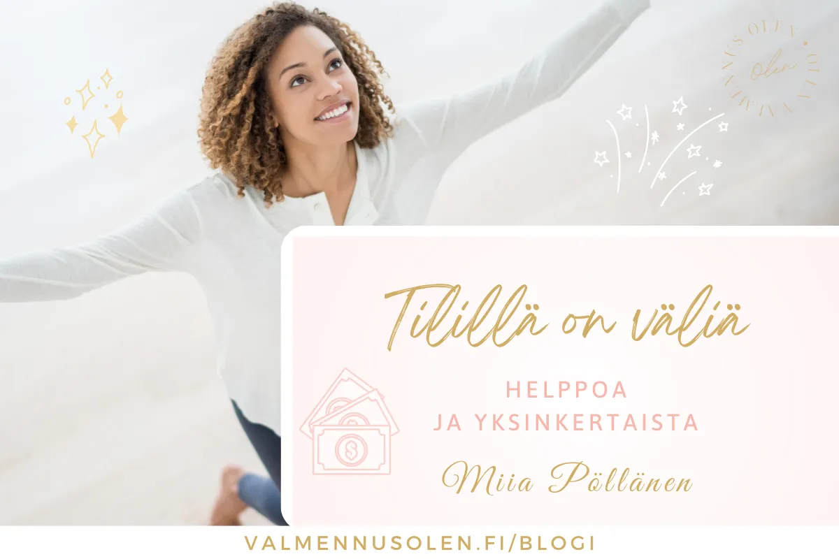 nainen ohjaus rahavalmentaja rahamentori Miia Pöllänen