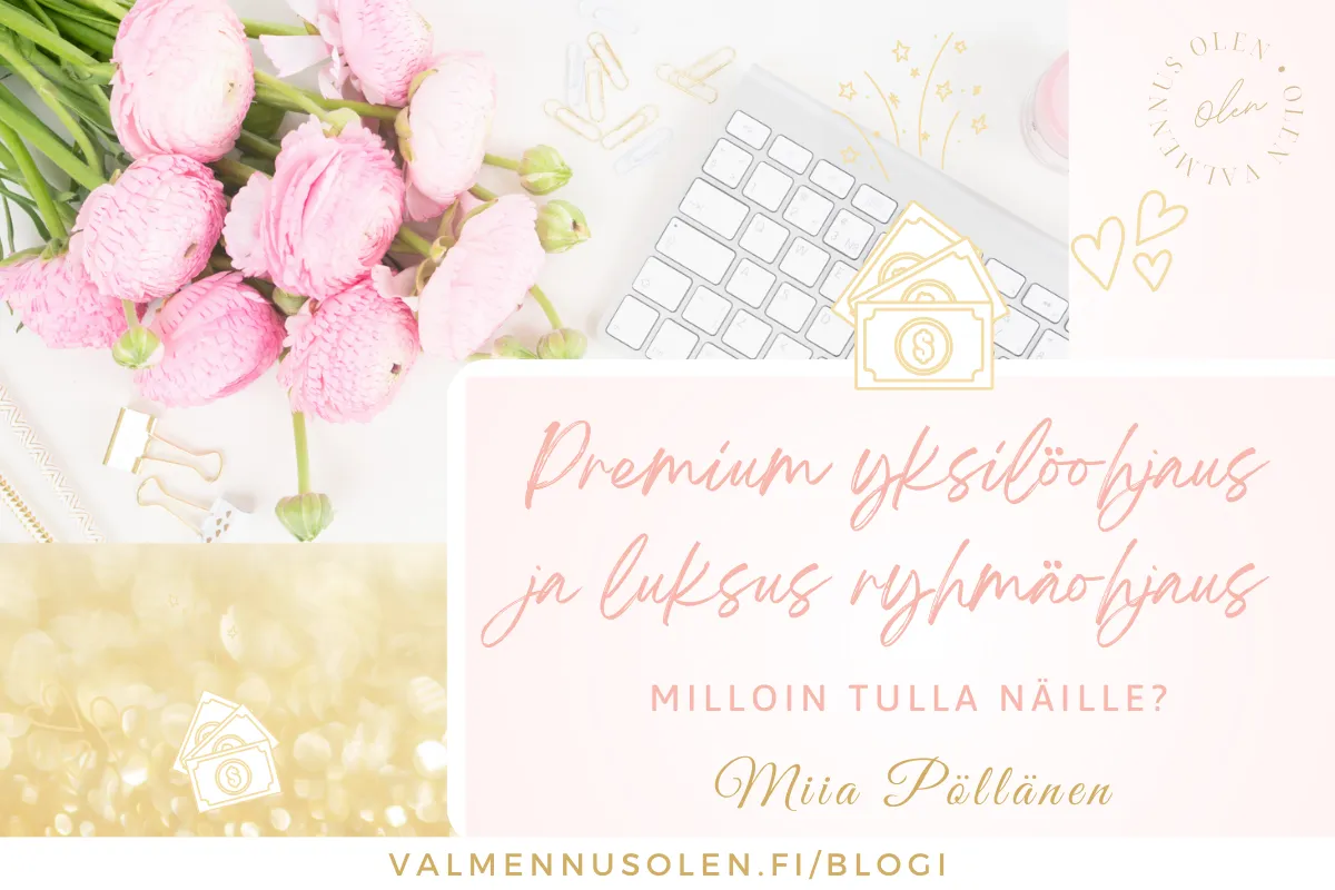 nainen ohjaus rahavalmentaja rahamentori Miia Pöllänen