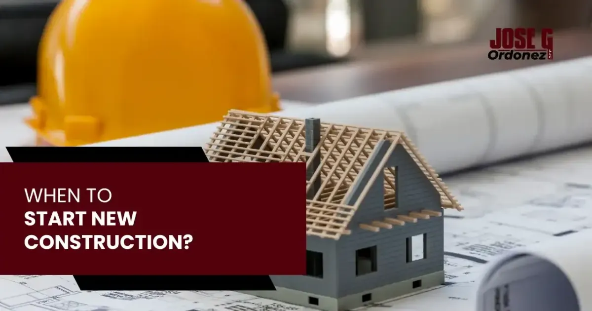 Key stages of new construction planning visualized