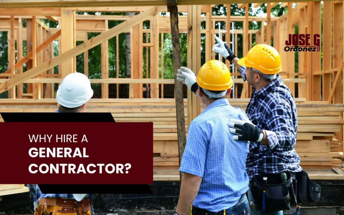 General contractor managing a construction project