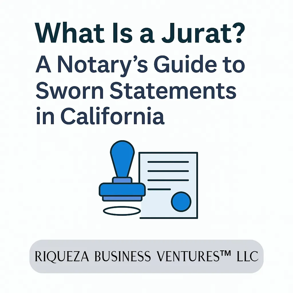 What Is a Jurat? A Notary's Guide to Sworn Statements in California