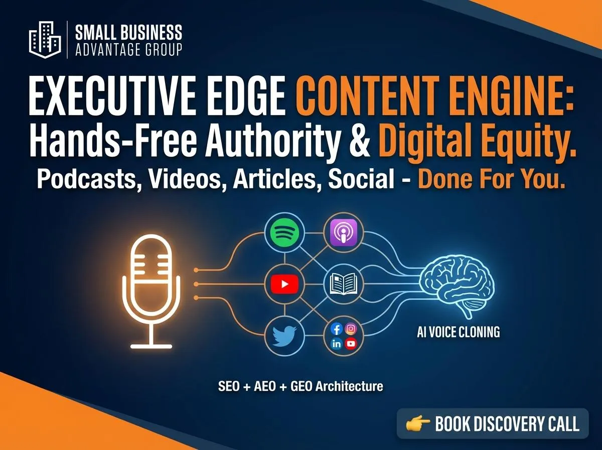 The Executive Edge Content Engine: Authority at Scale Without Recording