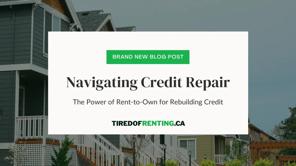 Rent to own options for bad credit