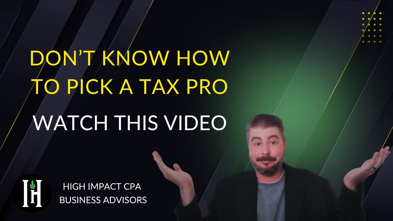 Find the right kind of tax pro for you!