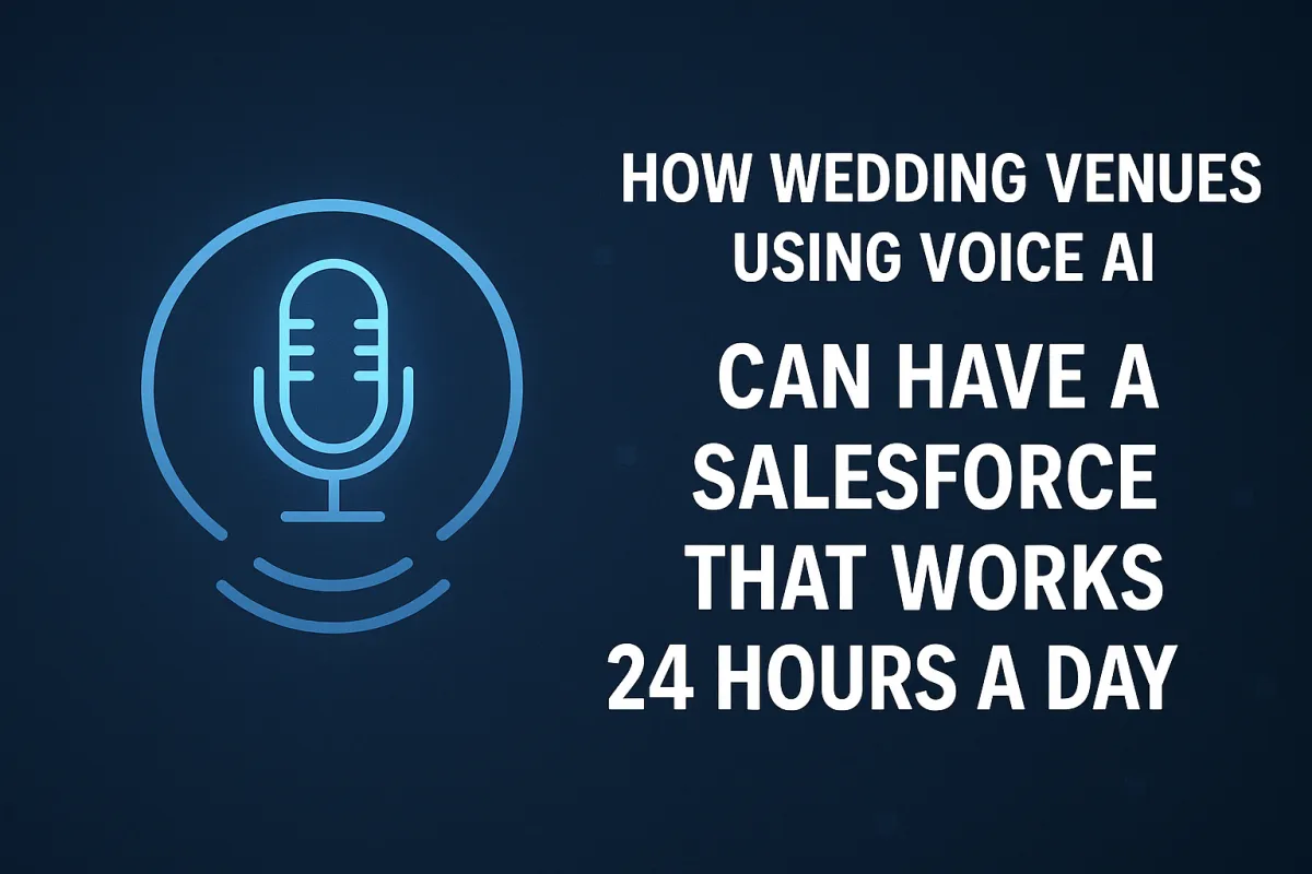Voice AI: How Wedding Venues Are Building a 24/7 Salesforce Without Hiring a Single Rep
