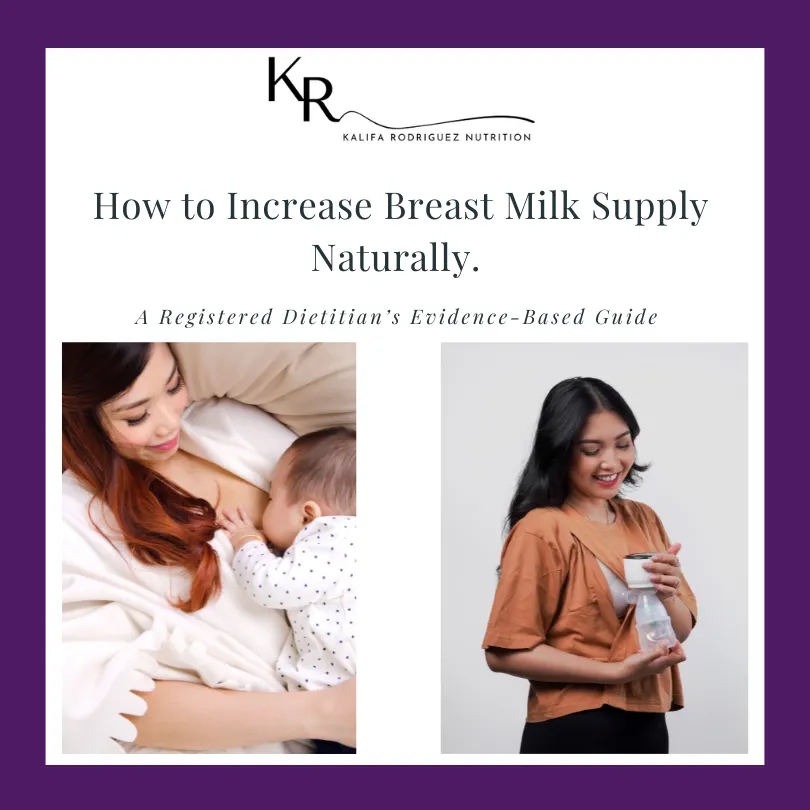 How to Increase Breast Milk Supply Naturally