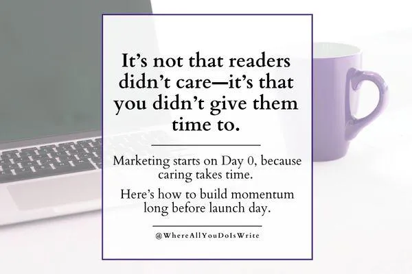 It’s not that readers didn’t care—it’s that you didn’t give them time to.