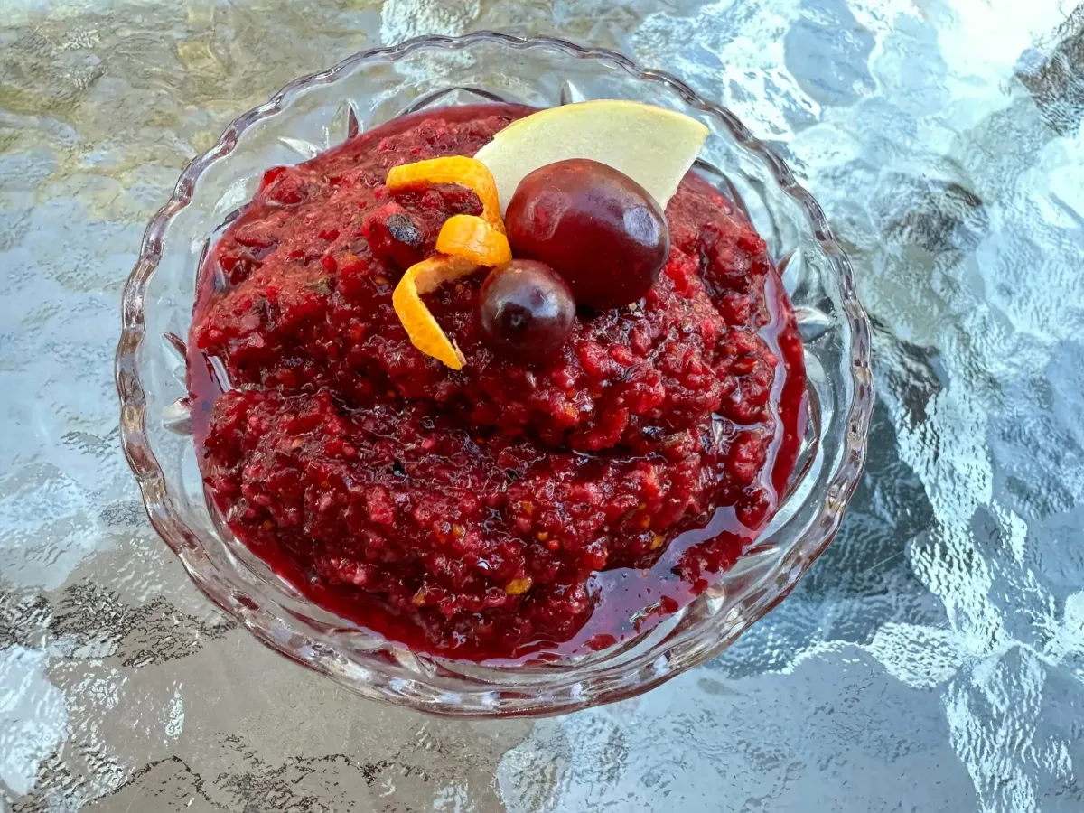 elderberry cranberry relish