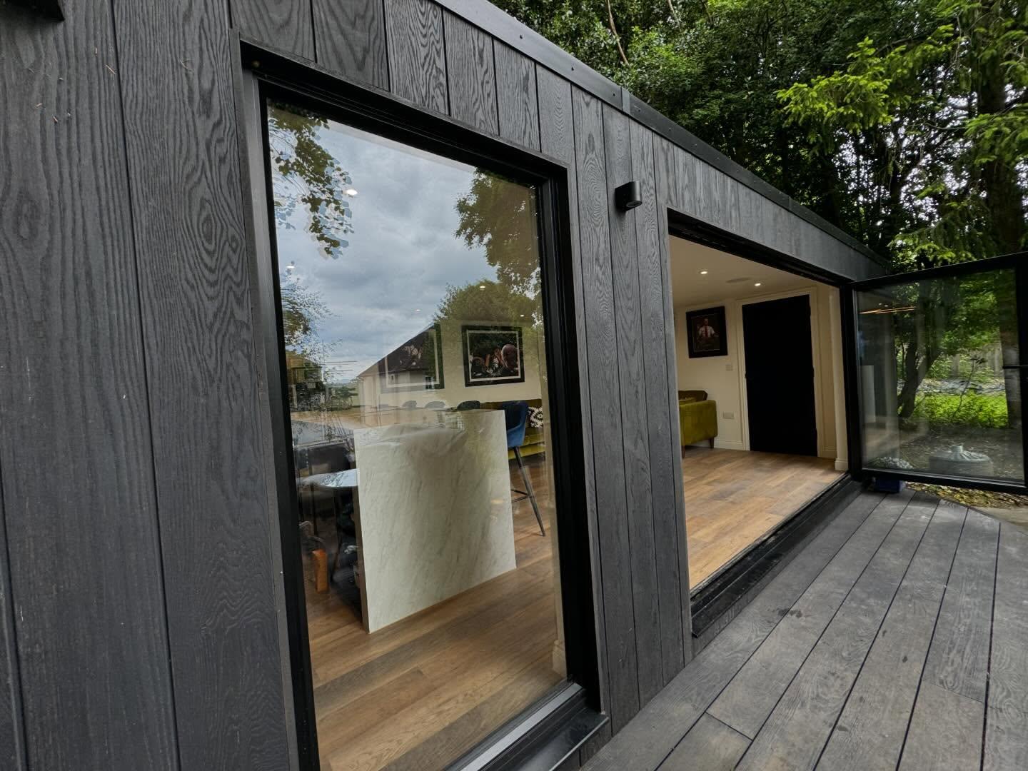 Luxury garden room build