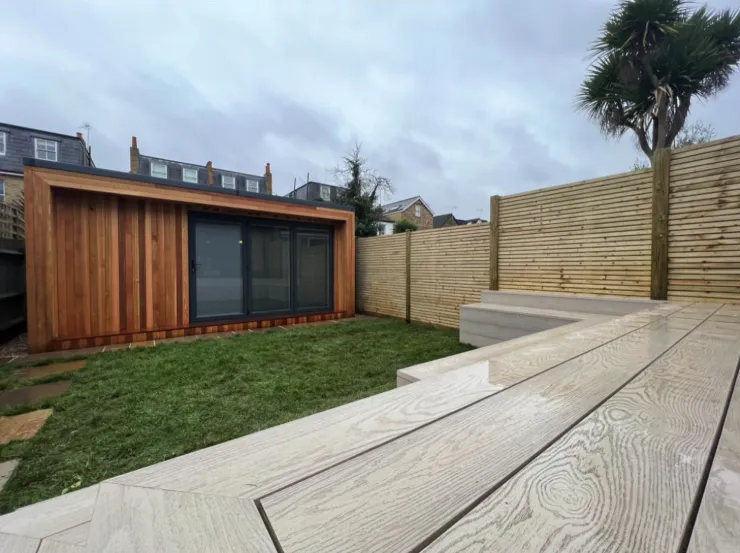 Fully insulated garden room