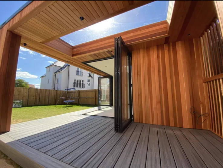 Garden room installation