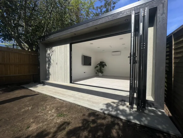 Custom built garden room