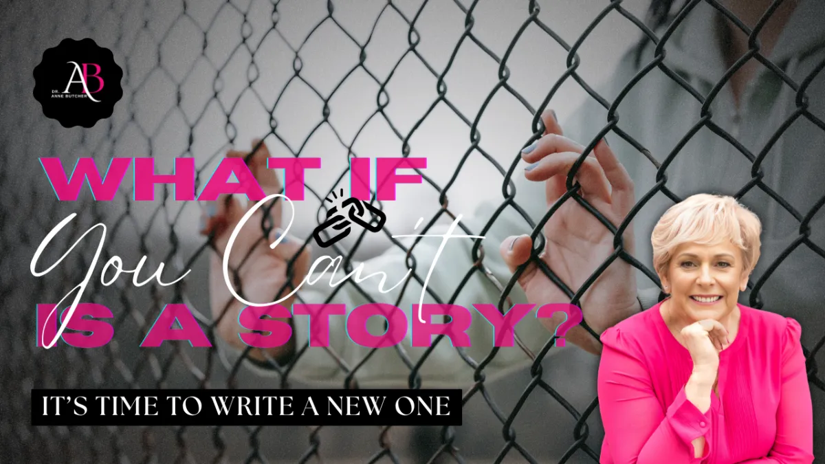 It's Time To Break Your "Can't" Barrier