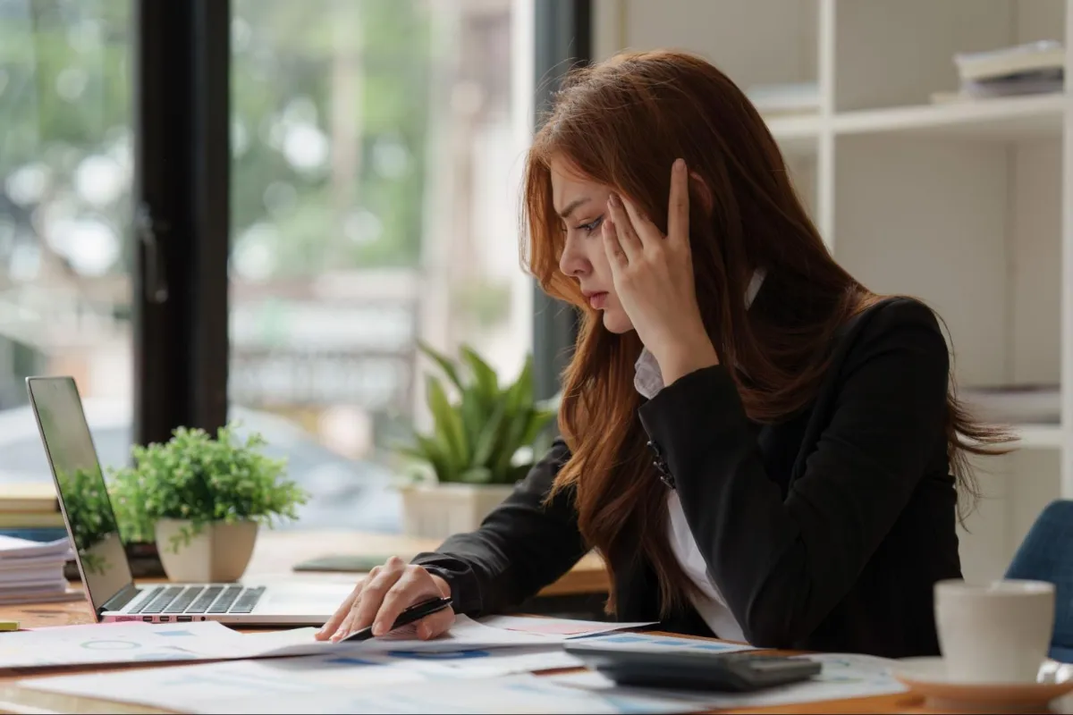 Business Owner working at a desk