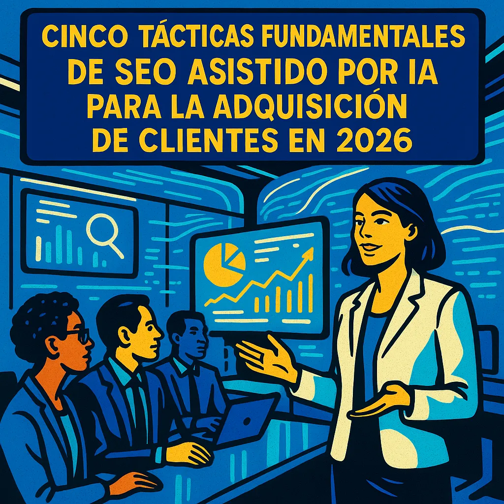 Cinco Tácticas Fundamentales de SEO Asistido por IA para la Adquisición de Clientes en 2026
