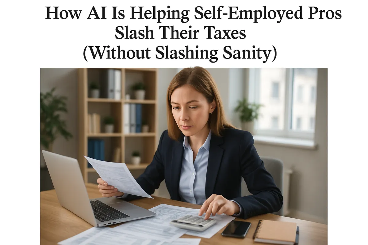 💸 How AI Is Helping Self-Employed Pros Slash Their Taxes (Without Slashing Sanity)