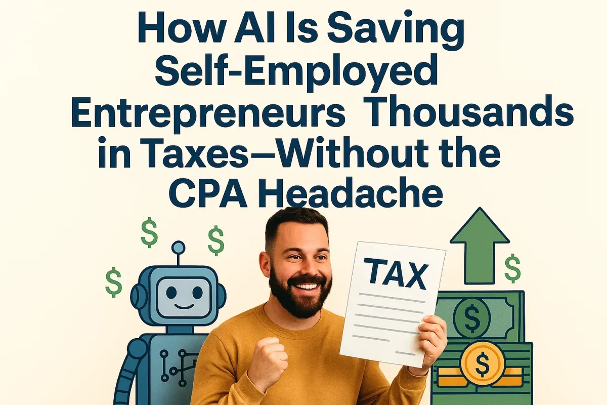 “How AI Is Saving Self-Employed Entrepreneurs Thousands in Taxes—Without the CPA Headache”