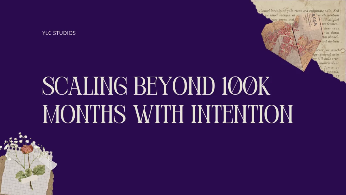 Scaling Beyond 100K Months With Intention