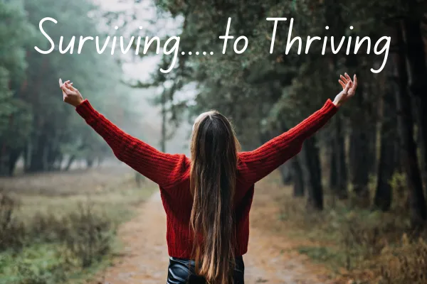 Cover image for Professor Benjamin’s post on overcoming survival mode, featuring a reflection on personal growth and mindset shifts.