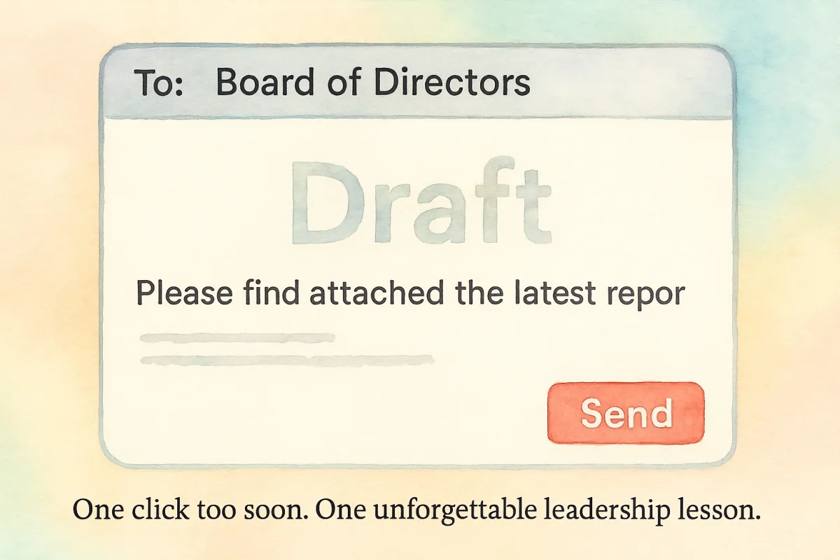 One Click Too Soon: A Leadership Lesson from an Email Mistake