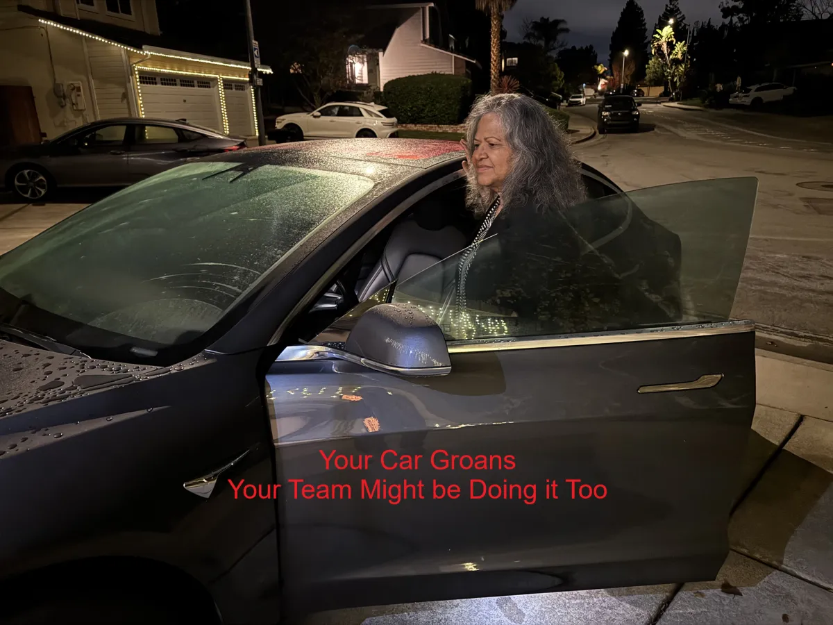 When the Car Starts Groaning: What Your Team Is Trying to Tell You